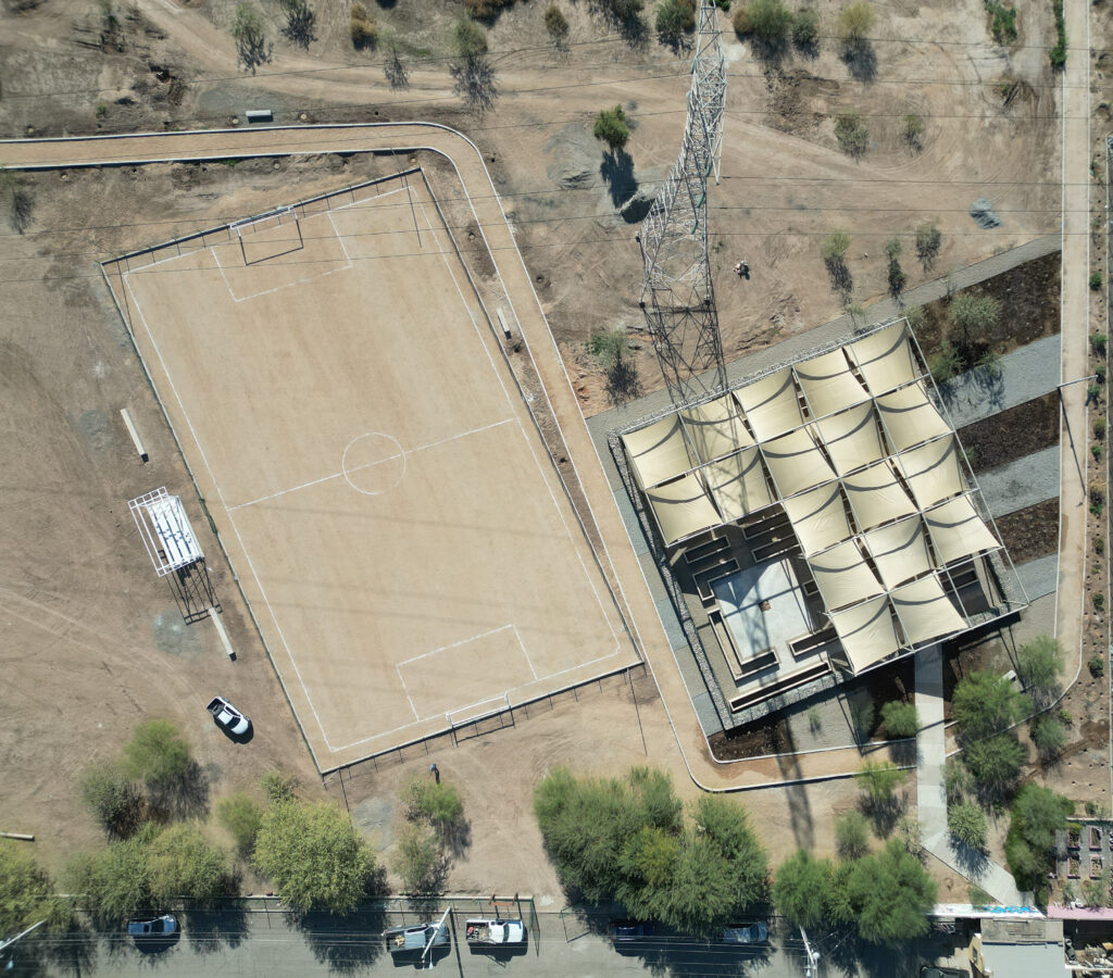 Colonia Misión del Ángel primera galería de tres